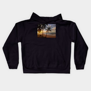 Tropical Ocean Beach Kids Hoodie